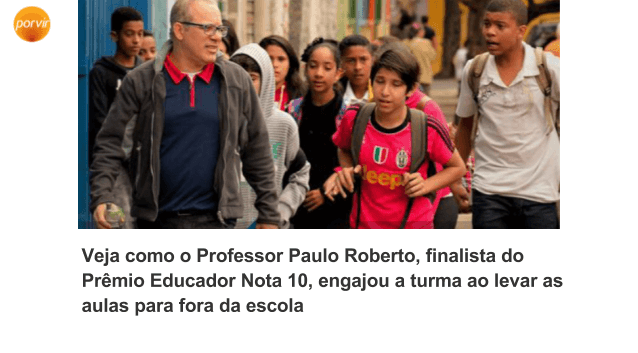 Professor Paulo Roberto Educador Nota 10